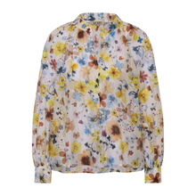 Load image into Gallery viewer, Floral patterned shirt on a white background
