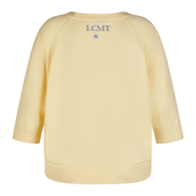 Load image into Gallery viewer, Beige sweatshirt with 'LCMT' logo on a white background
