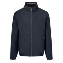 Load image into Gallery viewer, Bugatti Lightweight Jacket with Zip Out Hood | Navy / Green
