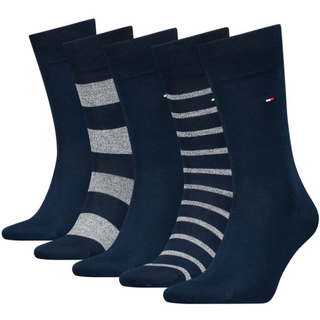 Tommy Hilfiger Mouline 5 Pack Sock Giftbox | Navy / Jeans
