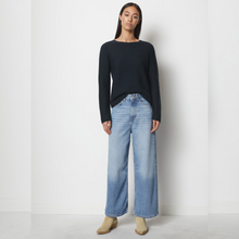 Load image into Gallery viewer, Marc O&#39;Polo Round Neck Pullover | Navy / Lilac

