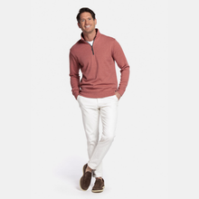 Load image into Gallery viewer, Man wearing a pink sweater and white pants on a white background
