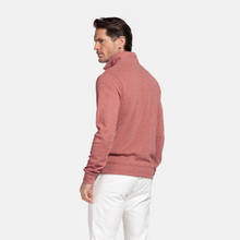 Load image into Gallery viewer, Man wearing a pink sweater and white pants on a white background
