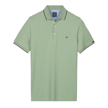 Load image into Gallery viewer, Green Baileys Cotton Polo Shirt with a white background.
