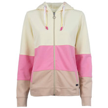 Load image into Gallery viewer, Front of Soquesto Sweat Jacket With Hood Pink Mix, with a white background.
