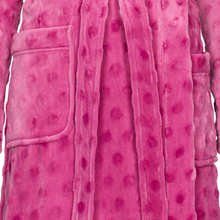 Load image into Gallery viewer, Pastunette Dressing Gown | Dark Pink / Dark Navy
