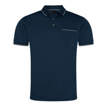 Load image into Gallery viewer, Bugatti Polo Top With Pocket | Blue / Navy
