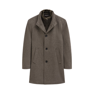 Bugatti 3/4 Length Wool Look Coat