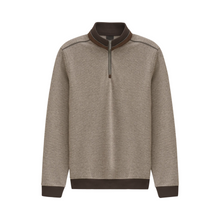 Load image into Gallery viewer, Beige sweater with brown accents on a white background
