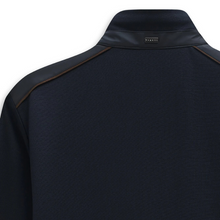 Load image into Gallery viewer, Dark jacket with contrasting trim on a white background
