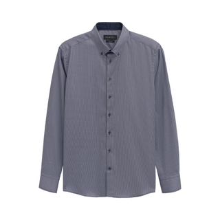 Gray checkered shirt on a white background