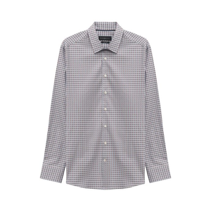 Checkered shirt on a white background