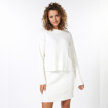 Load image into Gallery viewer, Esqualo Cable Knit Sweater | Off-White
