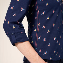 Load image into Gallery viewer, White Stuff Annie Cotton Jersey Shirt | Navy
