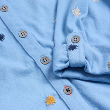 Load image into Gallery viewer, Annie Embroidered Jersey Shirt | Blue
