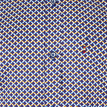Load image into Gallery viewer, Close-up of a patterned shirt with geometric design
