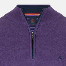 Load image into Gallery viewer, Andre &quot;Inch&quot; Textured Cotton 1/2 Zip
