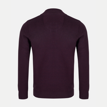Load image into Gallery viewer, Dark purple sweater on a light gray background
