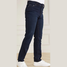 Load image into Gallery viewer, Andre Sanchez Jeans | Worn / Clean, Mid Blue, Blue/Black
