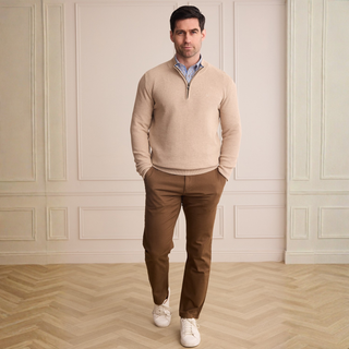 Man in Half zip with trousers 