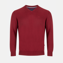 Load image into Gallery viewer, Red sweater on a light gray background
