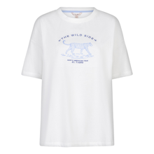 Load image into Gallery viewer, Esqualo T-Shirt with an Animal print, with a white background.
