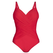 Load image into Gallery viewer, A product shot of the Anita Aileen Swimsuit in Hot Pink. 
