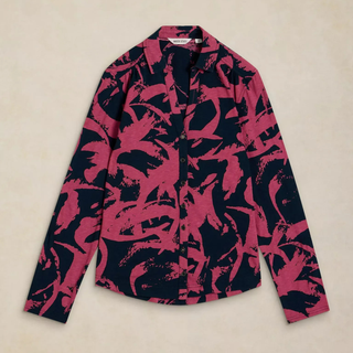 Annie Jersey Shirt | Pink Multi
