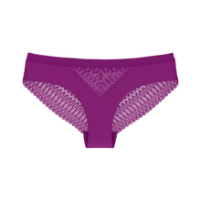 Load image into Gallery viewer, Product shot of the Aura Spotlight Brazillian Brief in Violet. 

