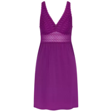 Load image into Gallery viewer, A product shot of the Triumph Aura Spotlight Nightdress in Violet. 
