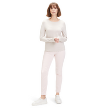 Load image into Gallery viewer, Betty Barclay 7/8 Trousers | Light Blue / White / Pink
