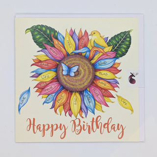Happy Birthday Feathers | Belinda Northcote Card