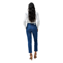 Load image into Gallery viewer, Back of model wearing Salsa Secret Cropped Medium Rise, with a white background.
