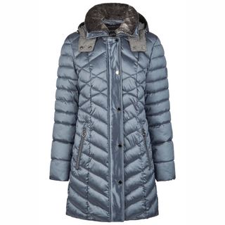 Puffa Coat on White Background 