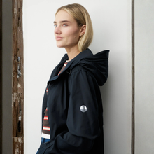 Load image into Gallery viewer, Lady in Navy Jacket  - Side 
