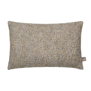 Front view of cushion with Tweed Details