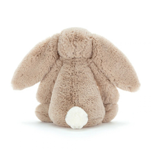Load image into Gallery viewer, Fluffy beige bunny plush toy on a white background
