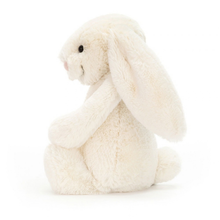 Load image into Gallery viewer, White plush bunny toy on a white background
