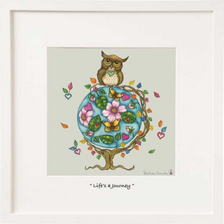 Lifes A Journey 6 x 6 | Belinda Northcote Frame