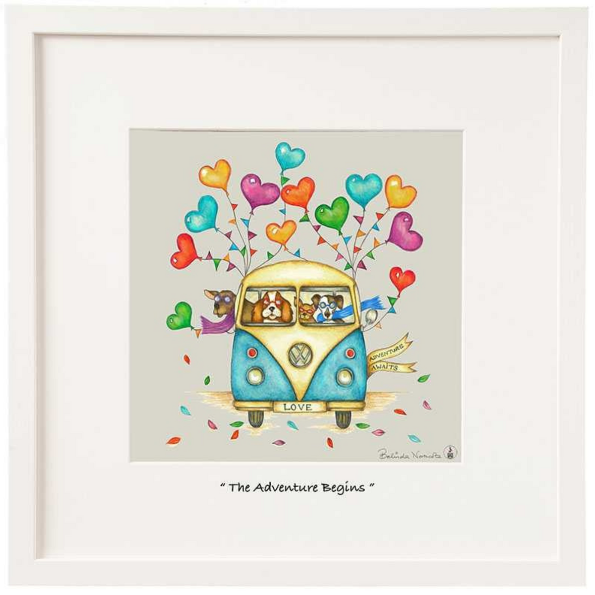 The Adventure Begins | Belinda Northcote Design Frame