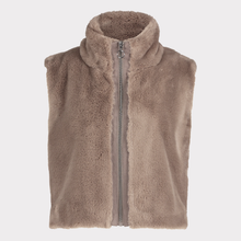 Load image into Gallery viewer, Betty Barclay Fur Gilet | Brown
