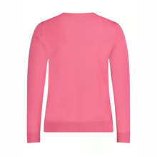 Load image into Gallery viewer, Back view of Betty Barclay Basic Knit Jumper in Fruit Dove, with a white background.
