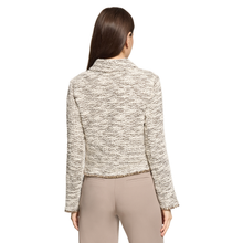Load image into Gallery viewer, Person wearing a beige long-sleeve top and brown pants on a white background
