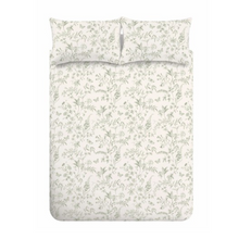 Load image into Gallery viewer, Floral patterned duvet cover set on a white background
