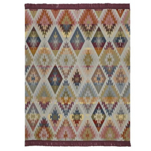 Load image into Gallery viewer, Biederlack Ikat Diamond Red Throw | 140x180cm
