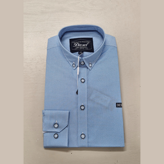 Diesel Birds Eye Print L/S Shirt