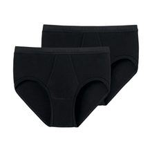 Load image into Gallery viewer,  Schiesser Sports Brief 2pack, with a white background.
