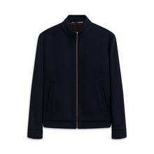 Load image into Gallery viewer, Navy blue jacket on a white background
