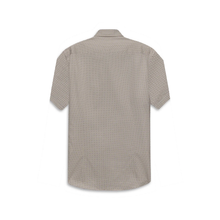 Load image into Gallery viewer, Back view of a patterned shirt on a white background
