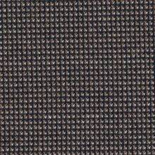 Load image into Gallery viewer, A close-up of a textured knit fabric with a repeating pattern of small knit motifs in dark charcoal gray, black, and warm taupe-brown.
